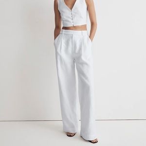 NEVER WORN! Madewell Harlow Wide Leg Linen Pants